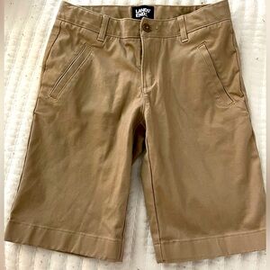 EUC lands end khaki shorts uniform